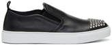 Thumbnail for your product : McQ Black Studded Chris Slip-On Sneakers