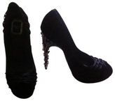 Thumbnail for your product : Christian Dior Black Velvet Heels