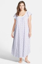Thumbnail for your product : Carole Hochman Designs Floral Print Jersey Nightgown (Plus Size)