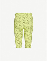 Thumbnail for your product : Boy London Logo-print cotton-jersey cycling shorts