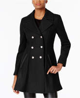 Thumbnail for your product : Laundry by Shelli Segal Petite Skirted Wool-Blend Peacoat, Created for Macy's