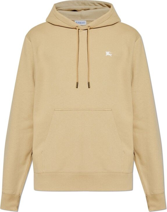 Burberry Logo Embroidered Drawstring Sweatshirt