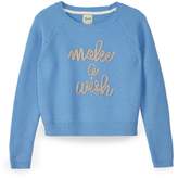 Thumbnail for your product : Yumi Girls Make A Wish Slogan Jumper