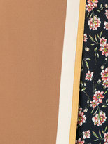 Thumbnail for your product : GUILD PRIME floral contrast A-line skirt