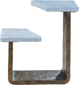 Artistica Home Signature Designs Floor Shelf End Table