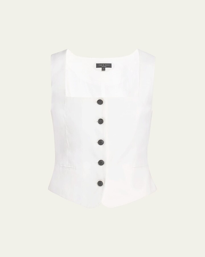 Rag & Bone Mariana Linen Vest