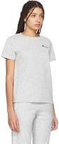 Thumbnail for your product : Champion Reverse Weave Grey Small Script T-Shirt
