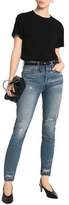 Thumbnail for your product : RE/DONE Distressed High-rise Straight-leg Jeans