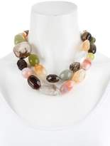 Thumbnail for your product : Philippe Ferrandis Multistone Bead Choker
