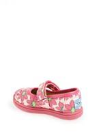 Thumbnail for your product : Toms 'Tiny - Pink Daisy' Mary Jane (Baby, Walker & Toddler)