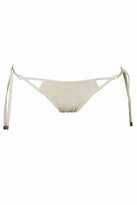 Thumbnail for your product : Vitamin A Le Chic Keyhole Tie Side Bottom in Creme