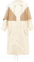 Thumbnail for your product : 2 MONCLER 1952 Violets Panelled Parka - Cream Multi