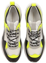 Thumbnail for your product : AMA BRAND Leather & Mesh Platform Sneakers