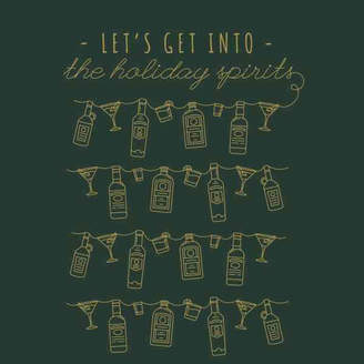 By Iwoot Let's Get Into The Christmas Spirits T-Shirt
