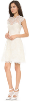 Thumbnail for your product : Monique Lhuillier Alessia Lace Dress with Back Keyhole