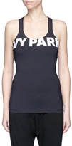 Thumbnail for your product : Ivy Park Ivy Park Cross back logo print tank top