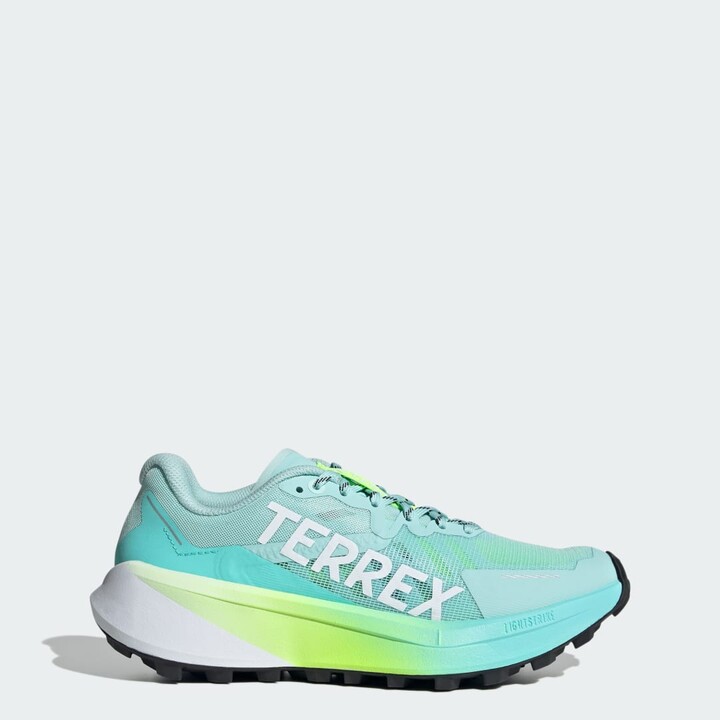 adidas Terrex Agravic 3 Trail Running Shoes Semi Flash Aqua M 4 / W 5 Womens