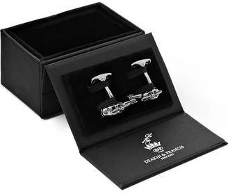 Deakin & Francis Helicopter Rhodium-Plated Cufflinks