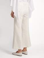 Thumbnail for your product : Calvin Klein Collection Lagen Tailored Linen Trousers - Womens - White