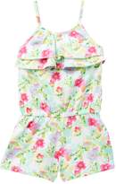 Thumbnail for your product : Nautica Floral Print Romper (Big Girls)
