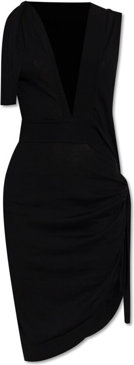 Ferragamo Decorative Ties Midi Dress