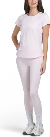 TJMAXX 2Pc Active T-Shirt And Capri Leggings Workout Set, Spandex/Polyester