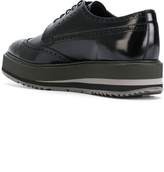 Thumbnail for your product : Prada Smoky leather lace-up shoes
