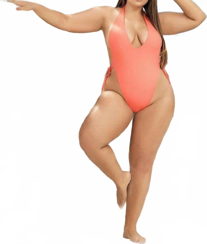 Peach One-piece Swimwear ShopStyle