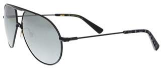 MCM Mcm114s 002 Matte Black Aviator Sunglasses