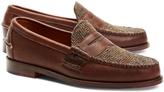 Thumbnail for your product : Brooks Brothers Rancourt & Co. Wool Plaid Penny Loafers