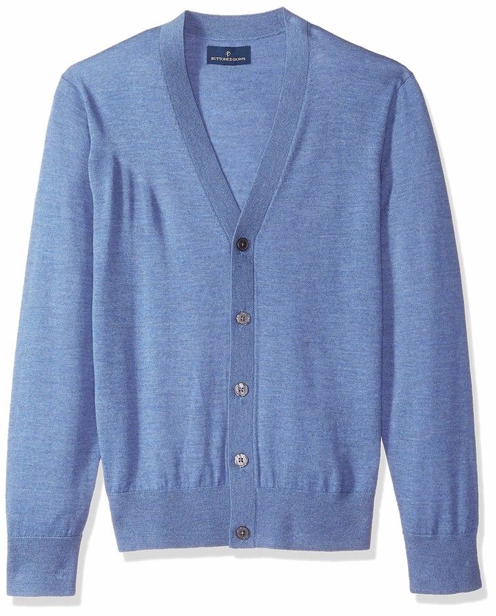 baby blue cardigan mens