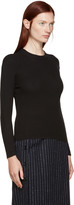 Thumbnail for your product : Edit Black Ribbed Mock Neck Sweater