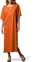 Thumbnail for your product : Joan Vass Keyhole-Front Long Dolman Dress, Petite