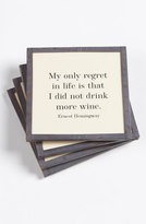 Thumbnail for your product : Ben's Garden 'My Only Regret' Coaster Set
