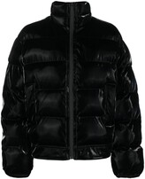 Quilted Zip-Up Puffer Jacket 