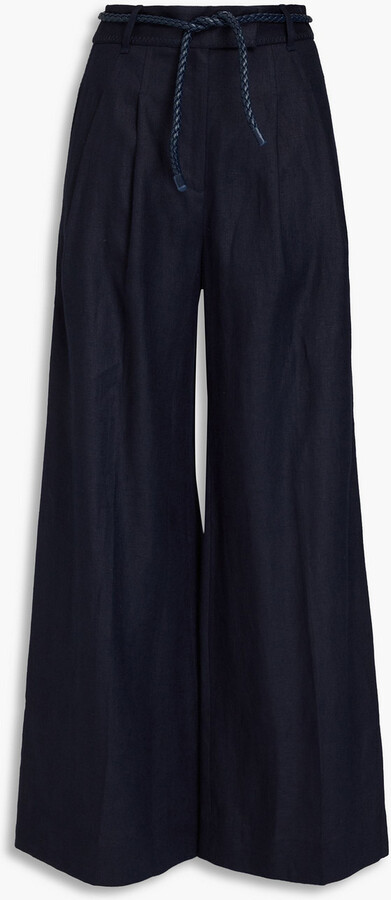 Zimmermann Linen wide-leg pants