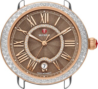 Michele Serein 16 Diamond Watch Case, 34mm x 36mm