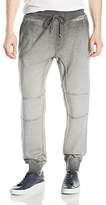 Thumbnail for your product : WT02 Men's Surface Dyed Fleece Jogger Sweat Pants with Drop Crotch