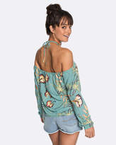 Thumbnail for your product : Roxy Womens Paradise Eyes Off The Shoulder Halter Top