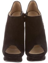 Thumbnail for your product : Nicholas Kirkwood Suede Platform Booties