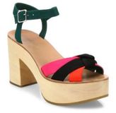 Thumbnail for your product : Loeffler Randall Elsa Colorblock Platform Sandals
