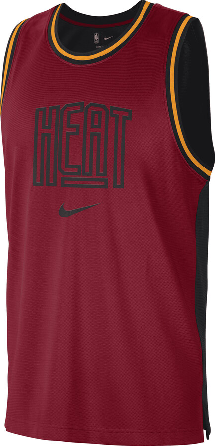 Nike Miami Heat Men's NBA T-Shirt in Red - ShopStyle