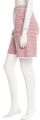 Chanel Striped Knee-Length Shorts w/ Tags