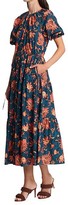 Thumbnail for your product : A.L.C. Mischa Floral Midi Dress