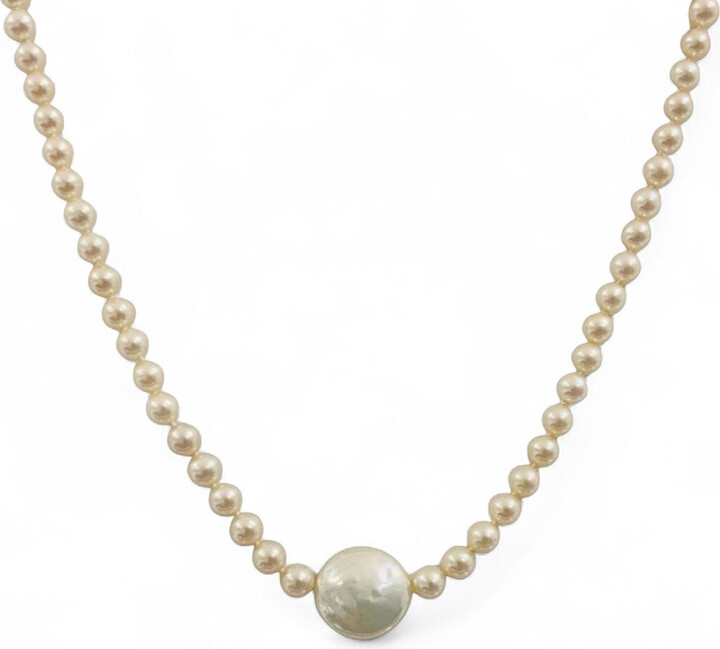 Neshi Designs White Daniella Necklace