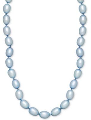 Honora Style Sky Blue Cultured Freshwater Pearl Strand in Sterling Silver (7-8mm)