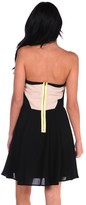 Thumbnail for your product : Sugar Lips Triangle Color Block Bustier Dress