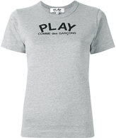 Comme Des Garçons Play - t-shirt à logo imprimé - women - coton - S