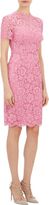 Thumbnail for your product : Valentino Lace Sheath Dress-Pink