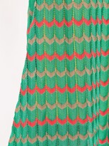 Thumbnail for your product : Kolor Chevron Pattern Knitted Skirt